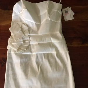 Jessica McClintok short wedding dress